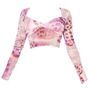 butterfly mesh longsleeve